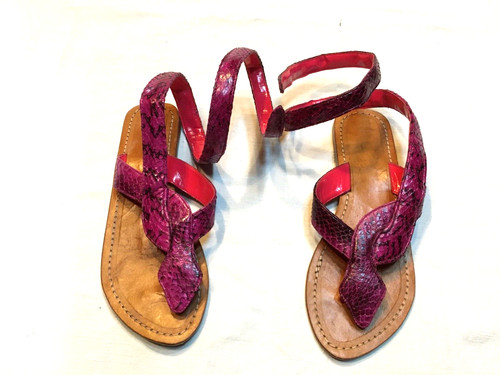 Sandali donna serpente rosa