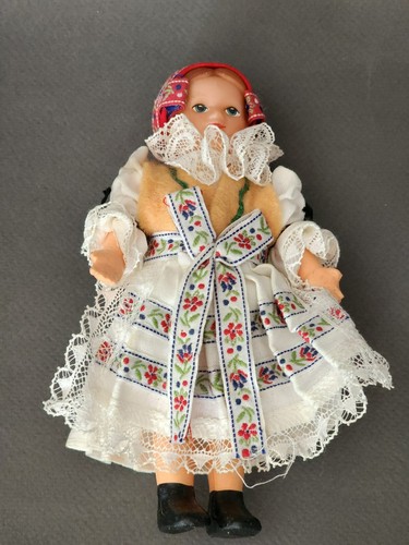 Bambola gomma vintage - gomma,