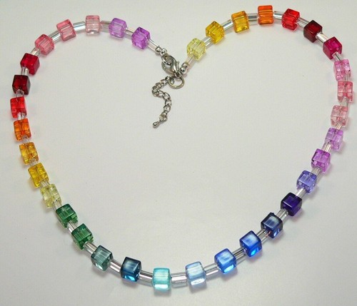 Collana cubo perle mix - collana,