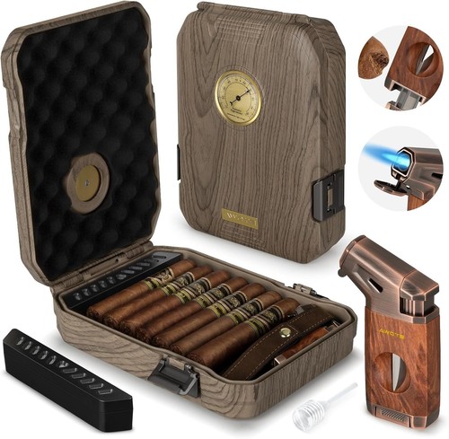 Travel cigar humidor case - case,