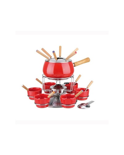 Eva set fonduta rosso - set,