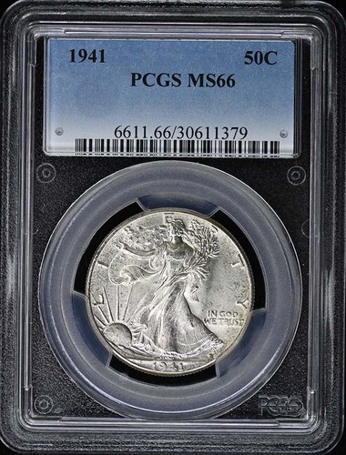 1941 50c walking liberty mezzo - 1941,