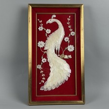 Quadro Rilievo Pavone In