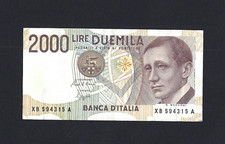 2000 LIRE GUGLILMO MARCONI