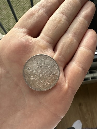 Pieces franc argent de - 5,