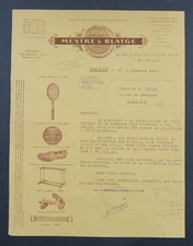 Fattura 1931 MESTRE & BLATGE