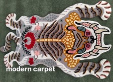 Tappeto tigre tibetano con