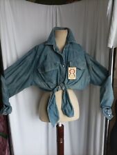 Camicia jeans con nodo