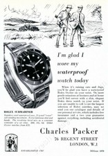 1950s Rolex Submariner watch