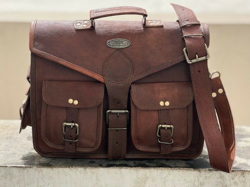 Borsa uomo vera valigetta logo