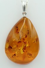 Pendente In Ambra Roh 925