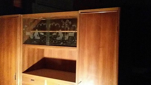 Credenza con vetrina - credenza, anni