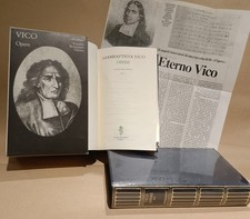 Vico - Opere - 2 Volumi - Meridiani Mondadori - Prima edizione 1990 - No edicola