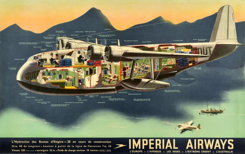Imperial airways hydravion - airways,