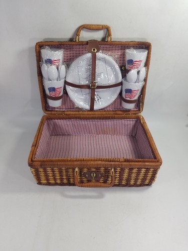 Valigia cestino picnic - , vintage