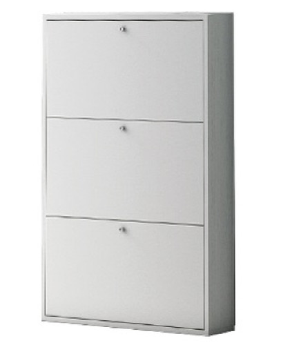 Scarpiera slim ante - 3, bianca
