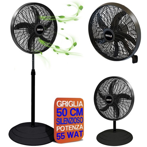 Ventilatore 3in1 piantana muro - 3in1,