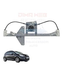 MECCANISMO ALZAVETRO ALZACRISTALLO ANTERIORE DX PER CITROEN C3 DAL 2009 AL 2016
