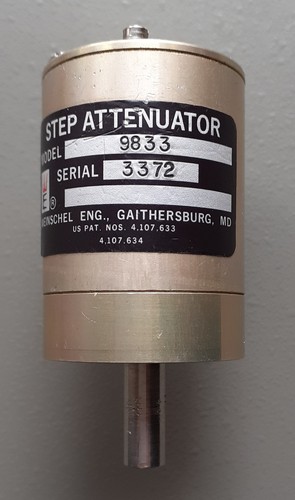 Weinschel 9833 step attenuator