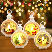 4 Pezzi Lanterna Di Natale