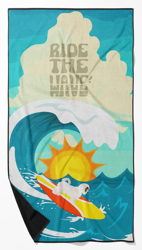 Telo mare surfer dog maltese - mare,