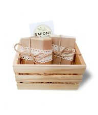 Cassetta in legno sapone