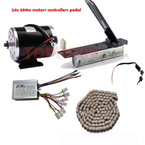 Kit motore spazzola 24v - kit, 500w