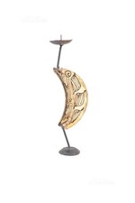 Porta Candela Etnico H 34 Cm