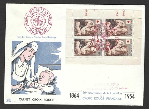 Francia 1954 croce rossa scott - 1954,