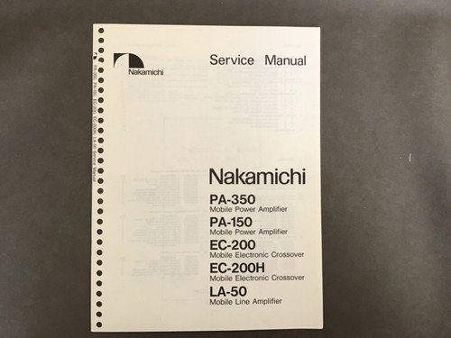 Nakamichi 350 150 - pa-350, -150