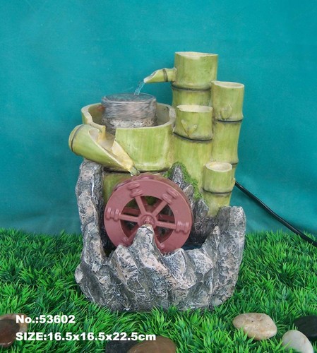 Fontana acqua stile - stile, bambù