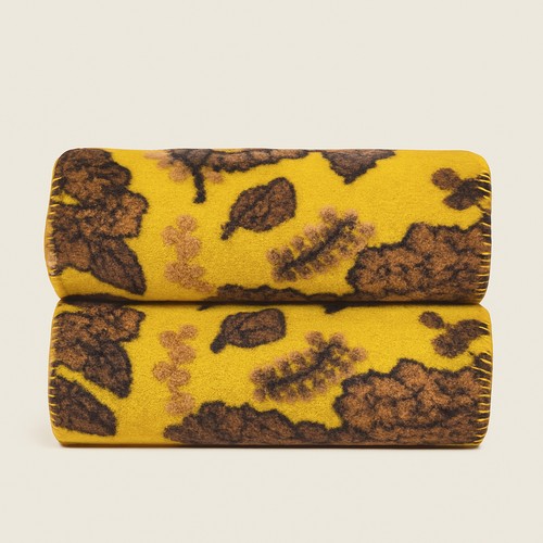 Plaid lana cotta floreale - plaid, di