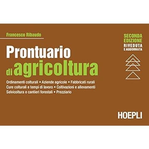 Prontuario agricoltura - prontuario, di