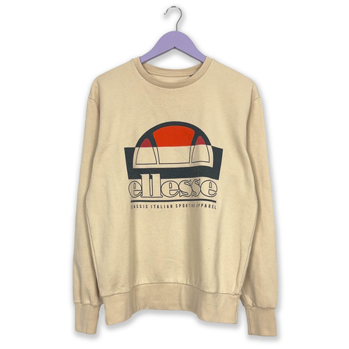 Felpa ellesse vintage beige - ellesse,