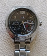 Fossil Automatico Triplo Calendar Gran Data. 44mm. Vetro Zaffiro. Rarissimo!!! 