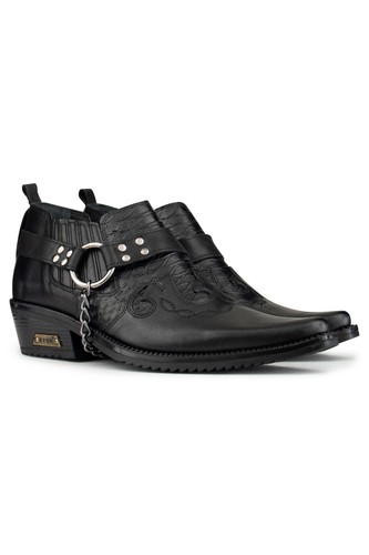 Uomo nero pelle goth - pelle,