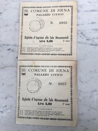 Coppia vecchi biglietti - coppia,