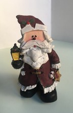 Statuetta di BABBO NATALE in resina alta 13 cm Ornamento Natalizio