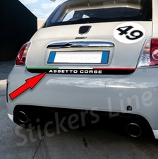 Adesivo fiat 500 595 - 595, 695