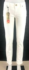JEANS DONNA BIANCO CLINK REGENT PANTALONI ADERENTI SEMI ELASTICIZZATI  