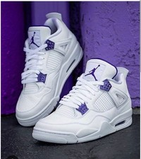 Jordan 4 viola metallizzato