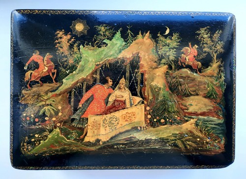 Palekh 1950 s russian - 1950's-60's,