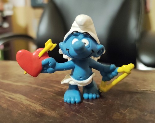 Puffo smurf cupido peyo - cupido, 1981