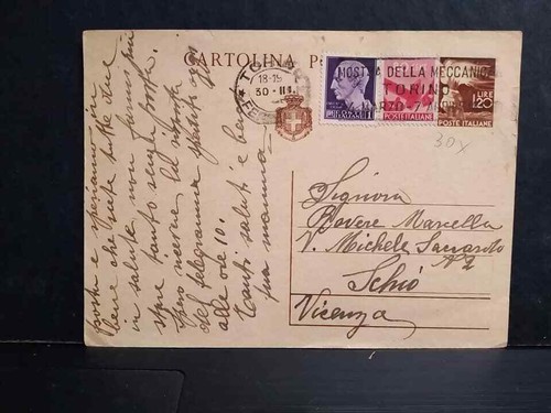 Cartolina postale luogotenenza - cartolina,