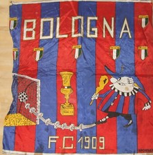SCIARPA SCARF BANDIERA FLAG CALCIO ULTRAS BOLOGNA POLIESTERE (579)