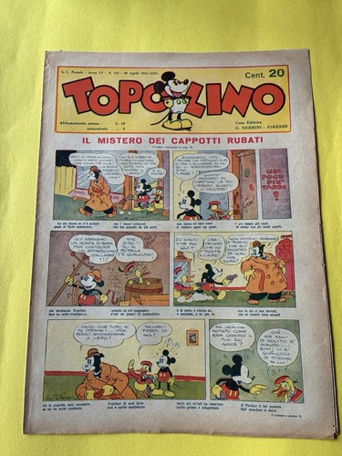 Topolino giornale nerbini - topolino,