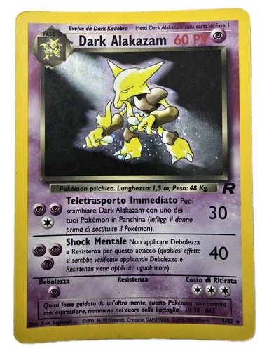 Pokèmon dark alakazam rara - pokèmon,