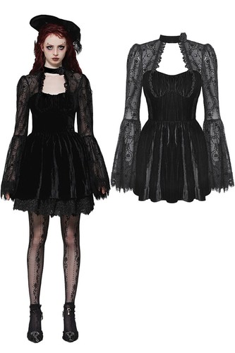 Abito corto donna - dark, love