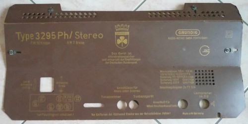 Pannello posteriore radio