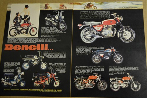 Pubblicità benelli motocross - pubblicità,
